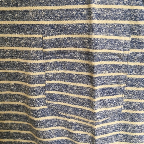 J. Crew. Men’s Short Sleeve Stripe Pocket T. M - Picture 2 of 3